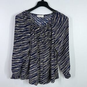 Thakoon Addition 100% silk printed blouse size 4